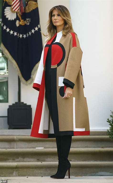 melania trump dior coat for sale